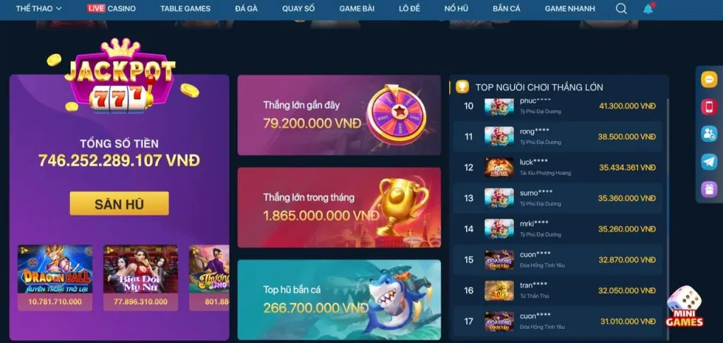 Vòng quay miễn phí và phần thưởng thêm cho người chơi slot